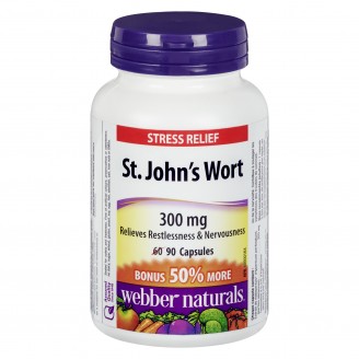 Webber Naturals St. John's Wort Extract Capsules Bonus Size